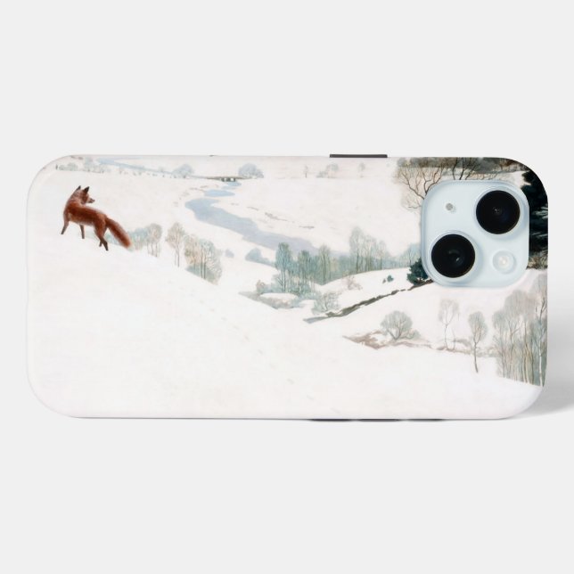 Fox in the Snow, 1935 von Newell Convers Wyeth Case-Mate iPhone Hülle (Rückseite (Horizontal))