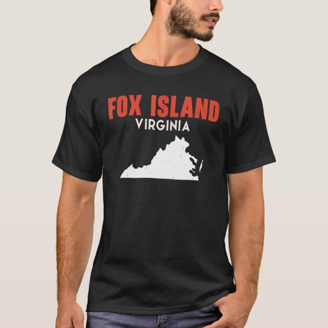 Fox Island Washington USA Staat America Travel War T-Shirt (Vorderseite)