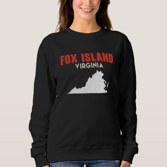 Fox Island Washington USA State America Travel Was Sweatshirt (Vorderseite)