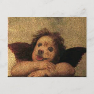 Fox ist ein Cherub Postkarte