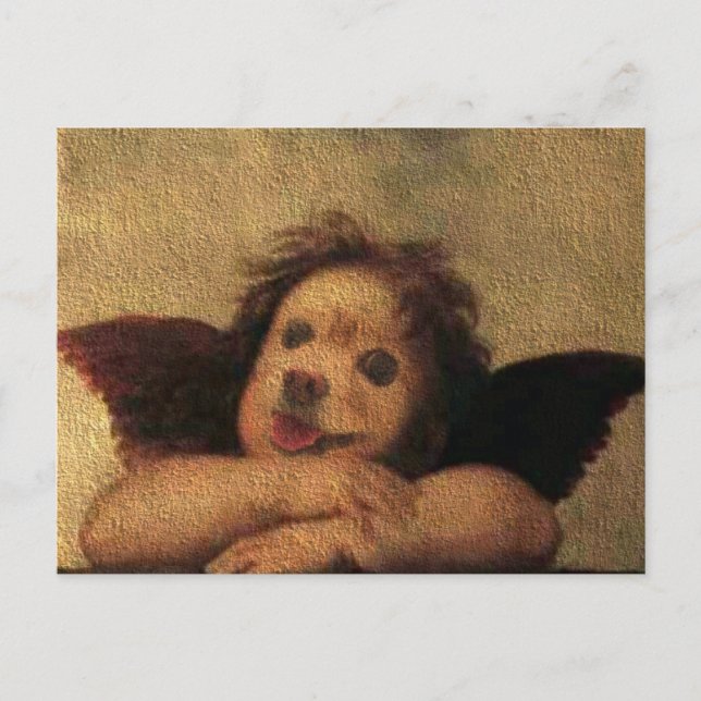 Fox ist ein Cherub Postkarte (Vorderseite)