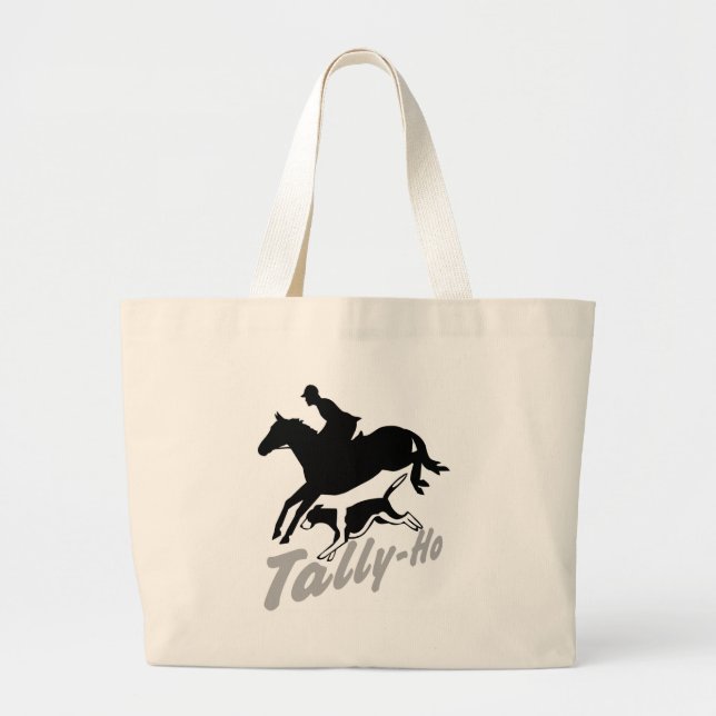 Fox-Jagd Tally-Ho Jumbo Stoffbeutel (Vorne)