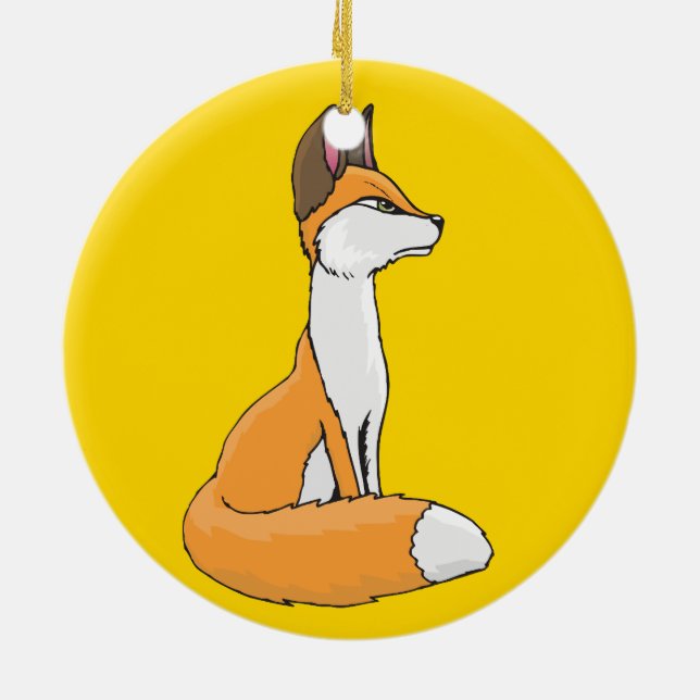Fox Keramikornament (Hinten)