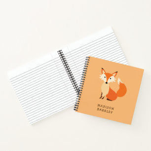Fox Kid's Niedliches Waldtiertier Notizbuch