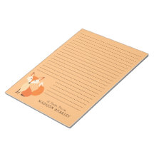 Fox Kid's Niedliches Woodland Animal Stationary No