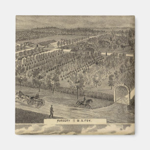 Fox-Kinderzimmer, res, Obstgarten Magnet