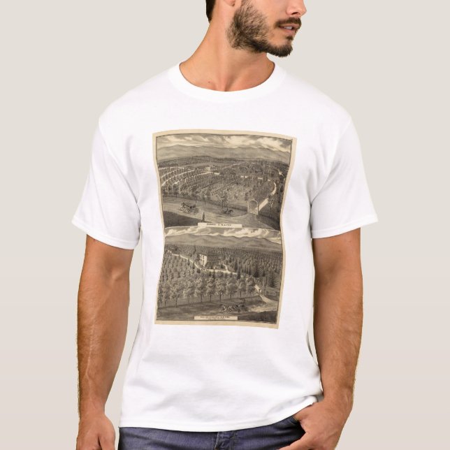 Fox-Kinderzimmer, Res, Obstgarten T-Shirt (Vorderseite)