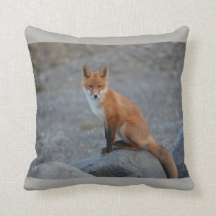 fox Kissen, Fuchs-Wurfskissen, Fuchsgeschenk Kissen