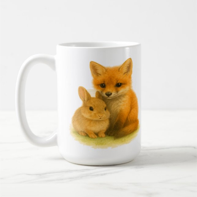 Fox Kit & Bunny Buddies Kaffeetasse (Links)