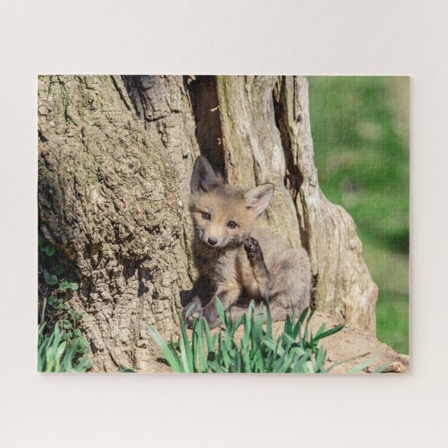 Fox Kit im Hudson Valley Puzzle (Horizontal)