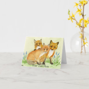 Fox Kits Karte