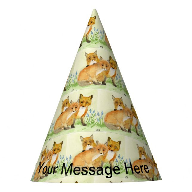 Fox Kits Partyhütchen (Vorderseite)