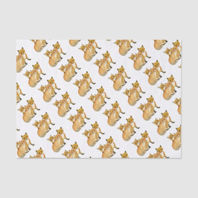 Fox Kits Seidenpapier (Vorderseite)