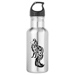 Fox Kitsune Stammes- Trinkflasche