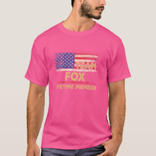 Fox Last Name Shirt Team Fox Lifetime Member