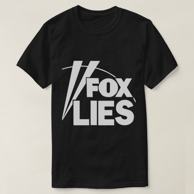 FOX LIES (Wahrheit Dienstag) T-Shirt (Design vorne)