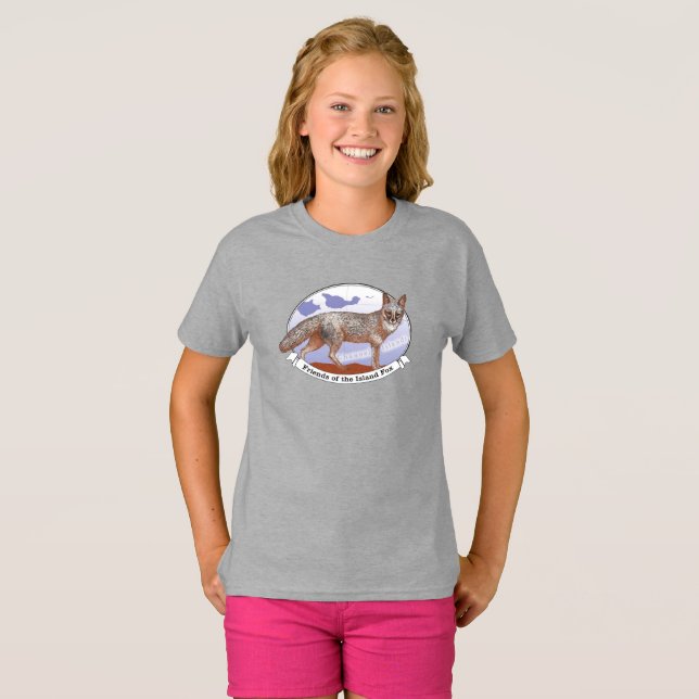 Fox Logo Color Girls T - Shirt (Vorne ganz)