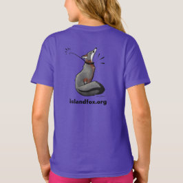 Fox Logo Color Girls T - Shirt Stacy Baker Art zur