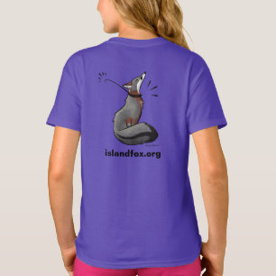 Fox Logo Color Girls T - Shirt Stacy Baker Art zur