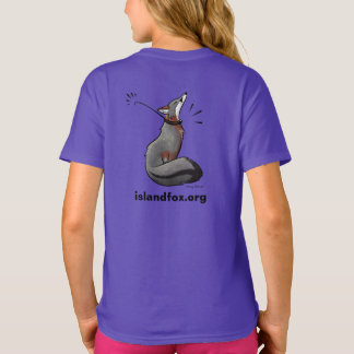 Fox Logo Color Girls T - Shirt Stacy Baker Art zur