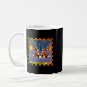 Fox Lover EARTH FOREVER Environmental Protection S Kaffeetasse