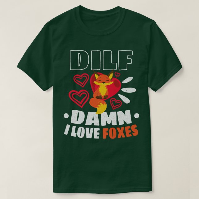 Fox Lover Foxes Liebe Red Fox Niedlich Fox Fennec  T-Shirt (Design vorne)