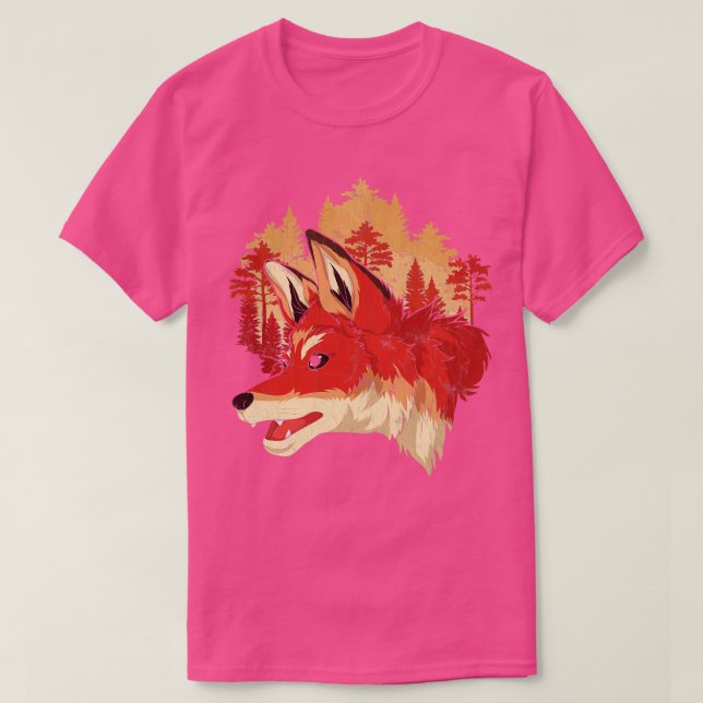 Fox Lover Wildlife Animal Nature Forest Fox T-Shirt (Design vorne)