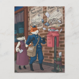Fox Mail (Weltpostkartentag 2024) Postkarte