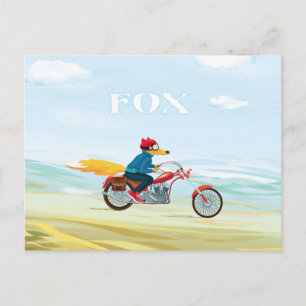 Fox-Man-Postkarte Postkarte