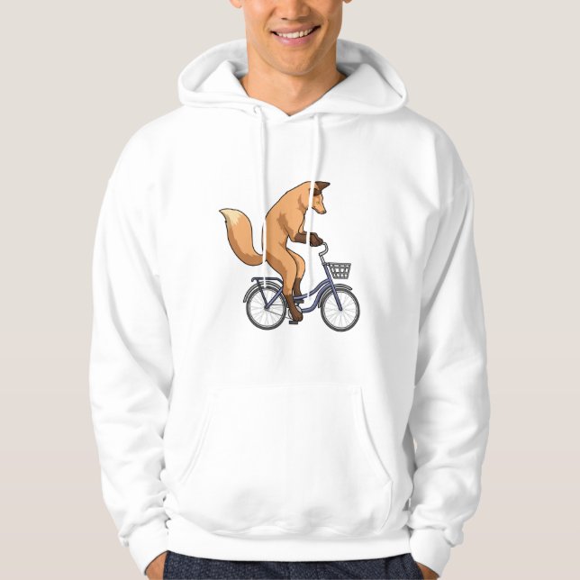 Fox mit Bicycle Hoodie (Vorderseite)