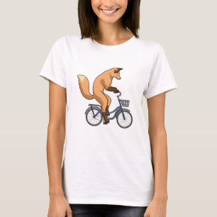 Fox mit Bicycle T-Shirt