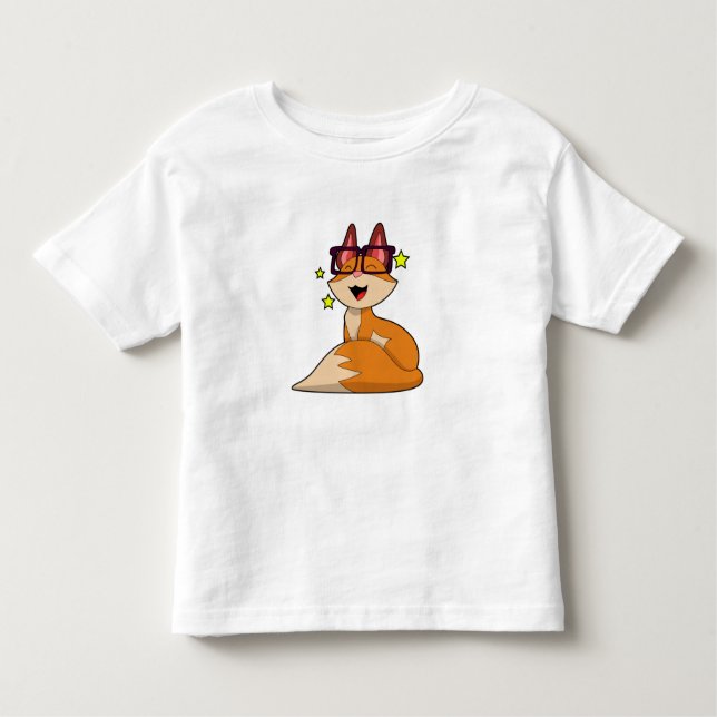 Fox mit Brille Kleinkind T-shirt (Vorderseite)