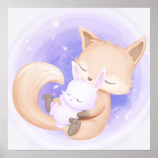 Fox mit einem Hauch Poster (Vorne)