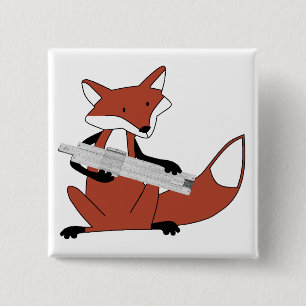 Fox mit einem Rechenschiebern Button