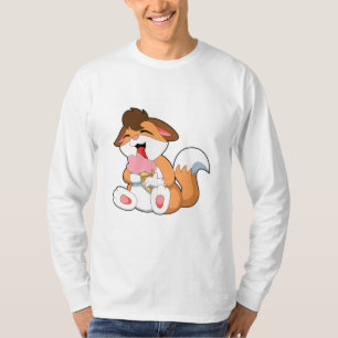 Fox mit Erdbeereis T-Shirt