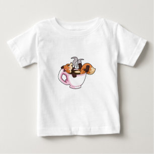 Fox mit Kaffee-Cup Baby T-shirt