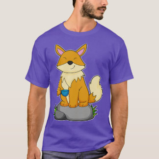 Fox mit Kaffeetasse 1 T-Shirt