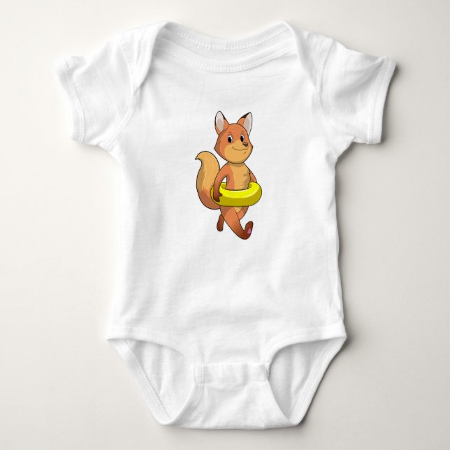 Fox mit Lifebuoy Baby Strampler (Vorderseite)