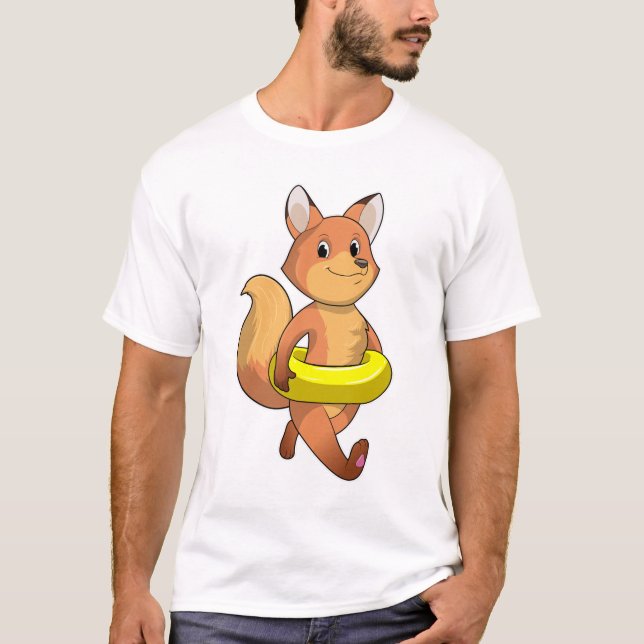 Fox mit Lifebuoy T-Shirt (Vorderseite)