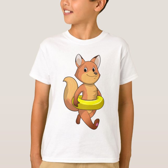 Fox mit Lifebuoy T-Shirt (Vorderseite)