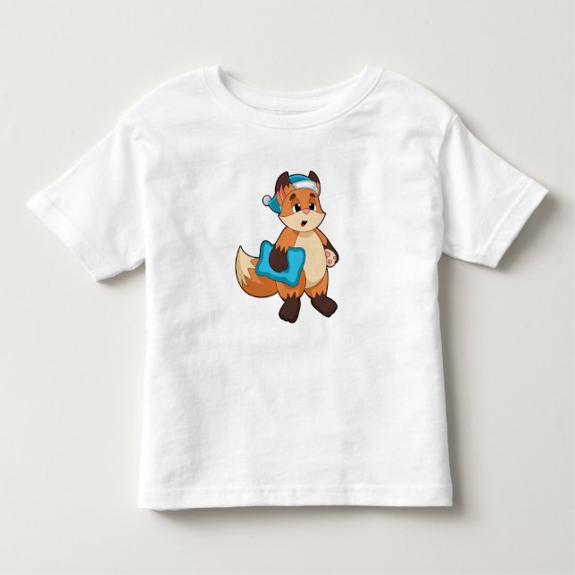 Fox mit Nightcap Kleinkind T-shirt (Vorderseite)