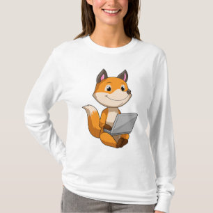 Fox mit Notebook T-Shirt