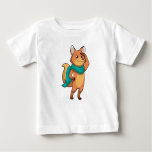 Fox mit Scarf Baby T-shirt