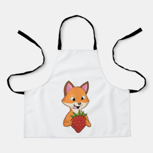 Fox mit Strawberry Schürze