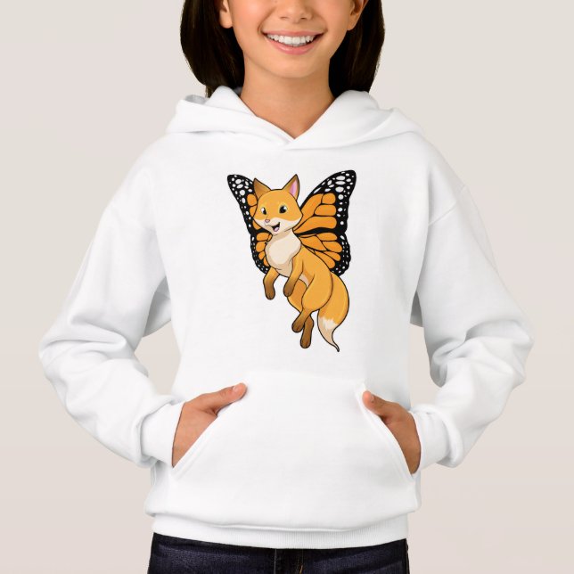 Fox mit Wing Hoodie (Vorderseite)