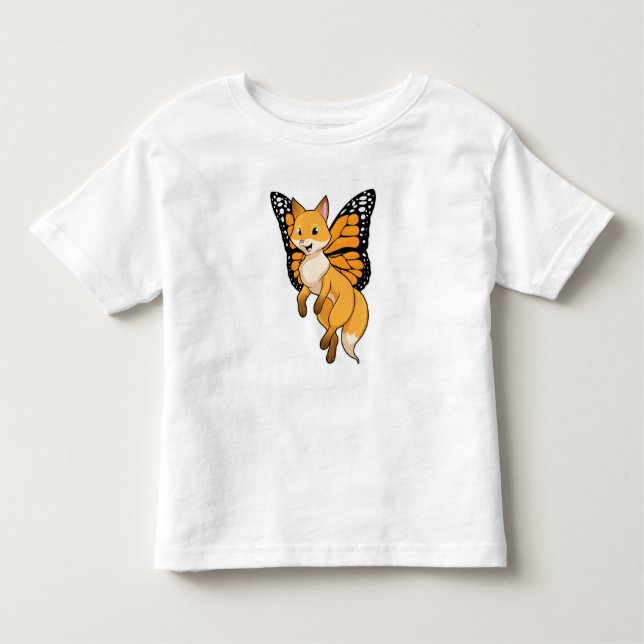 Fox mit Wing Kleinkind T-shirt (Vorderseite)