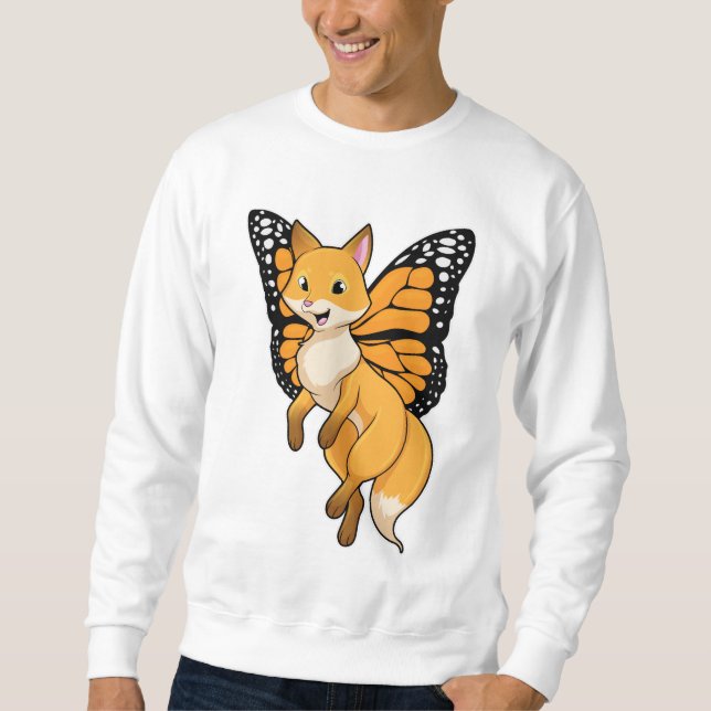 Fox mit Wing Sweatshirt (Vorderseite)