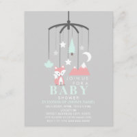Fox Mobile Moderne Girl Baby Dusche