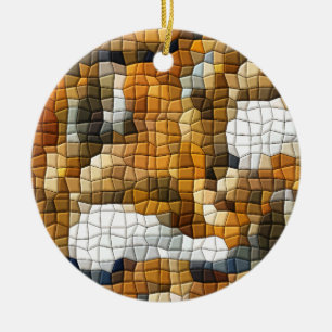 FOX MOSAIC KERAMIK ORNAMENT