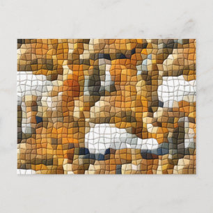 FOX MOSAIC POSTKARTE